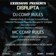 Excessive Presents: Disrupta DJ Competition - Khari Entry