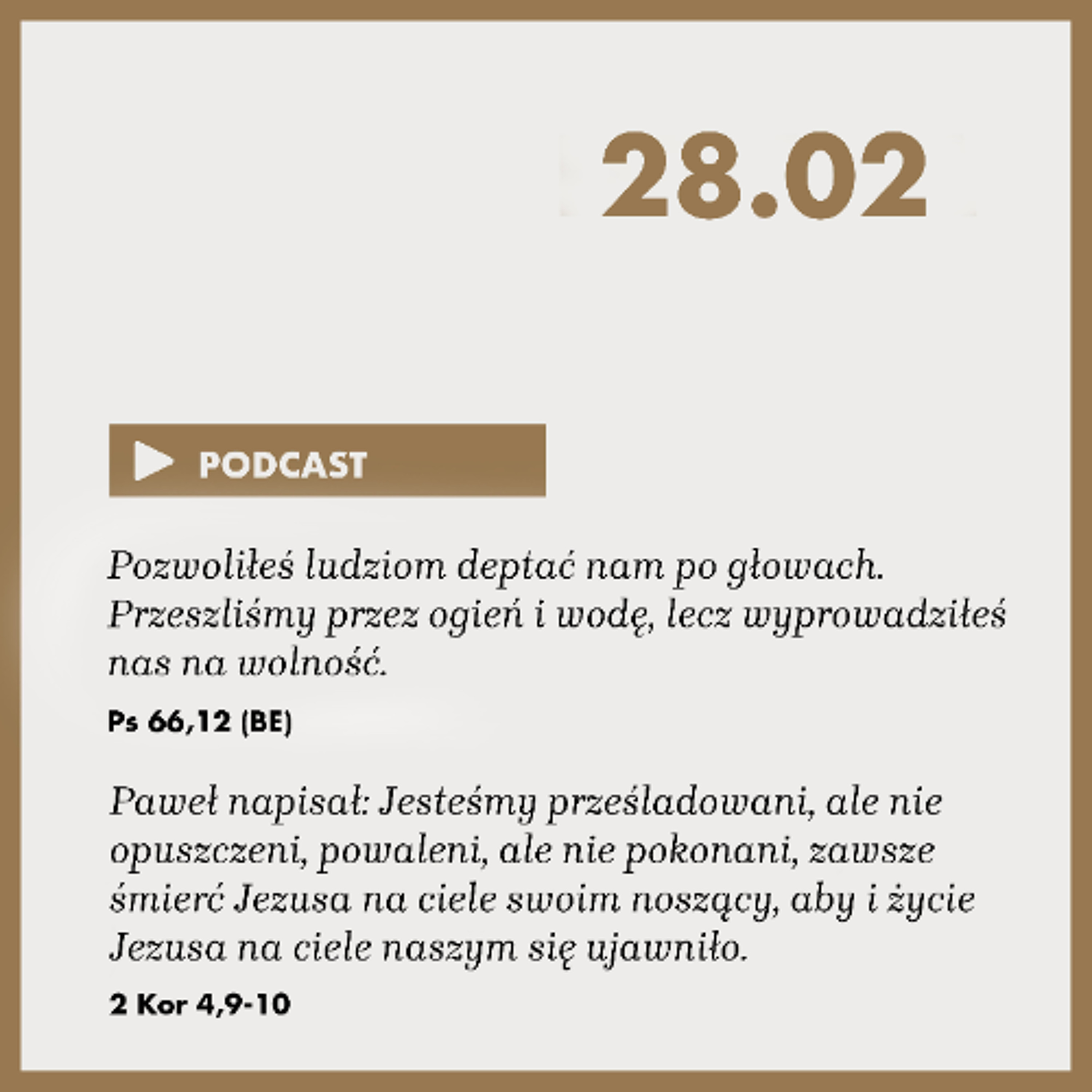 Poranek ze Słowem na 28 lutego 2025 episode artwork
