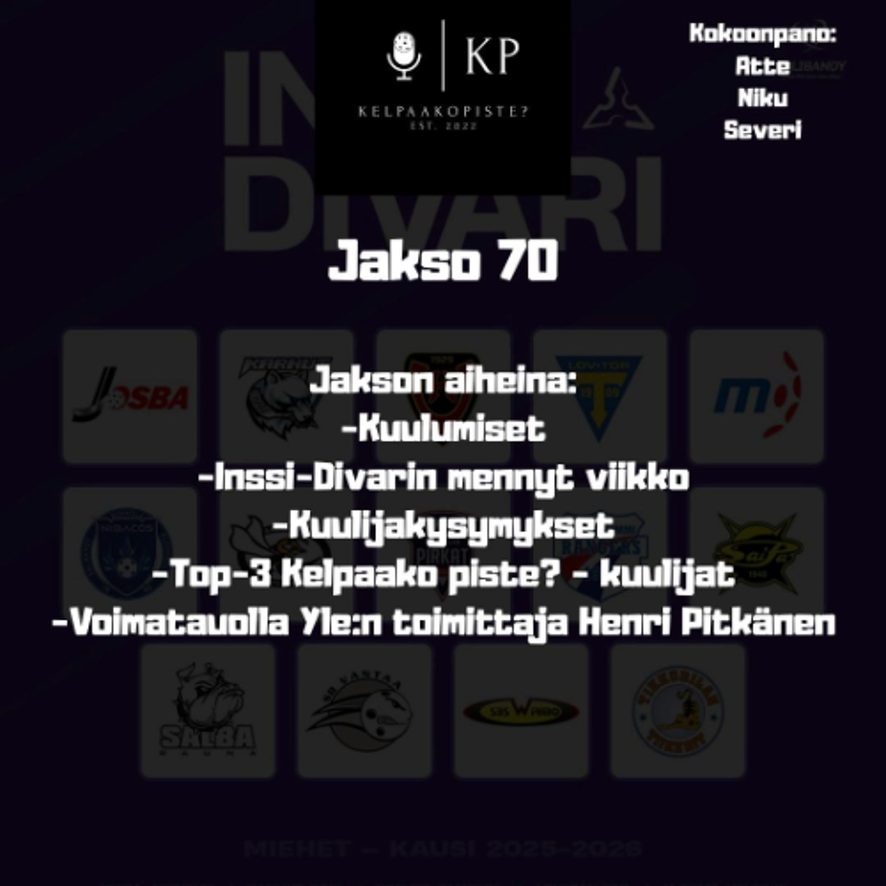 70. Kelpaako piste: Idän ja lännen tähdistöt: "Lännen jätkiä tulee pistepörsin kärjessä enemmän vastaan"