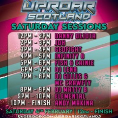 Uproar Scotland 4.2.23 - Dj Gillies & MC Crawfty