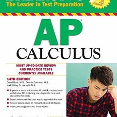 Read [EPUB KINDLE PDF EBOOK] Barron's AP Calculus, 14th Edition by  David Bock M.S.,Dennis Donovan M
