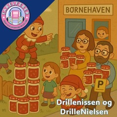 #54 JULEHISTORIE - Drillenissen og Drille-Nielsen i Børnehaven || Genhør m. lydeffekter