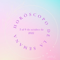 SAGITARIO - Horóscopo De La Semana - 3 Al 9 De Octubre De 2022