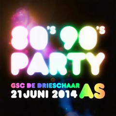 DJ Tom V @ 80's 90's party As 21-6-2014