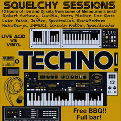 Harry Blotter Vinyl Techno set @ Squelchy Sessions September