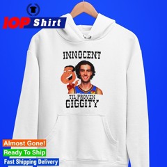 Josh Giddey Oklahoma City Thunder basketball innocent til proven giggity Glenn Quagmire shirt