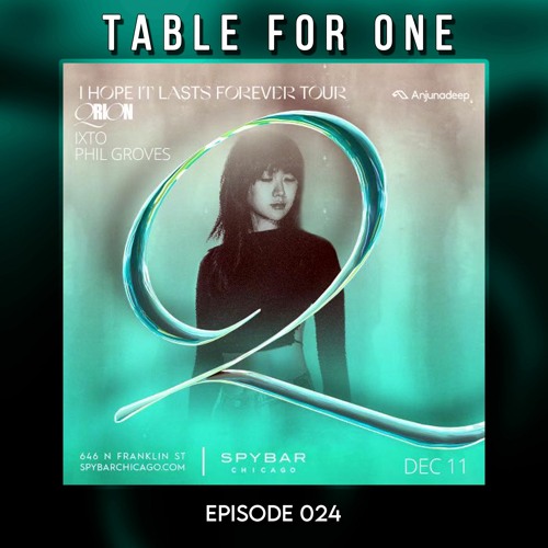 Table For One 024: Opening Set for Qrion at Spybar