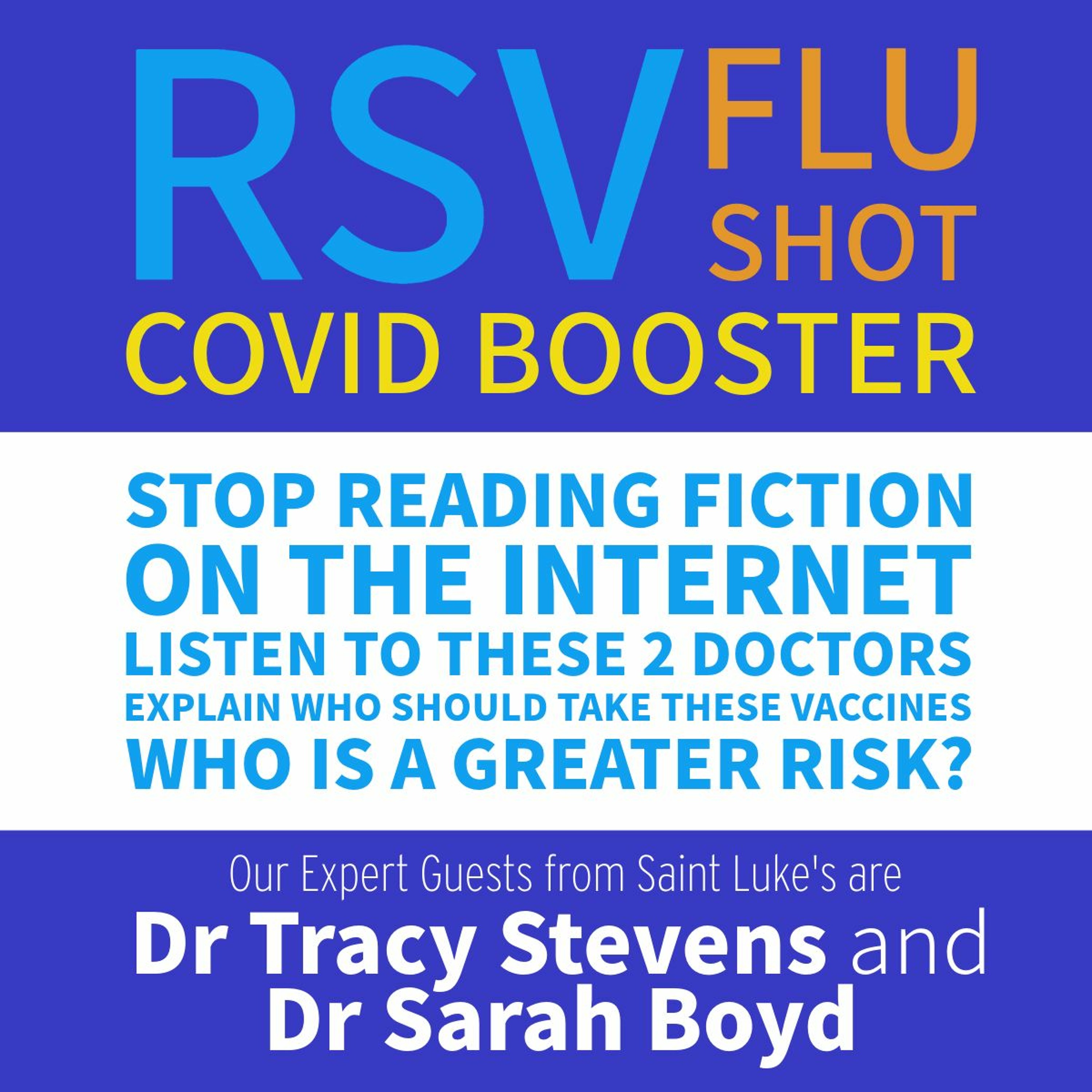 RSV, COVID Booster, Flu Shot: Drs Explain Who Should Take The Vaccines and Who Is At Greatest Risk episode artwork