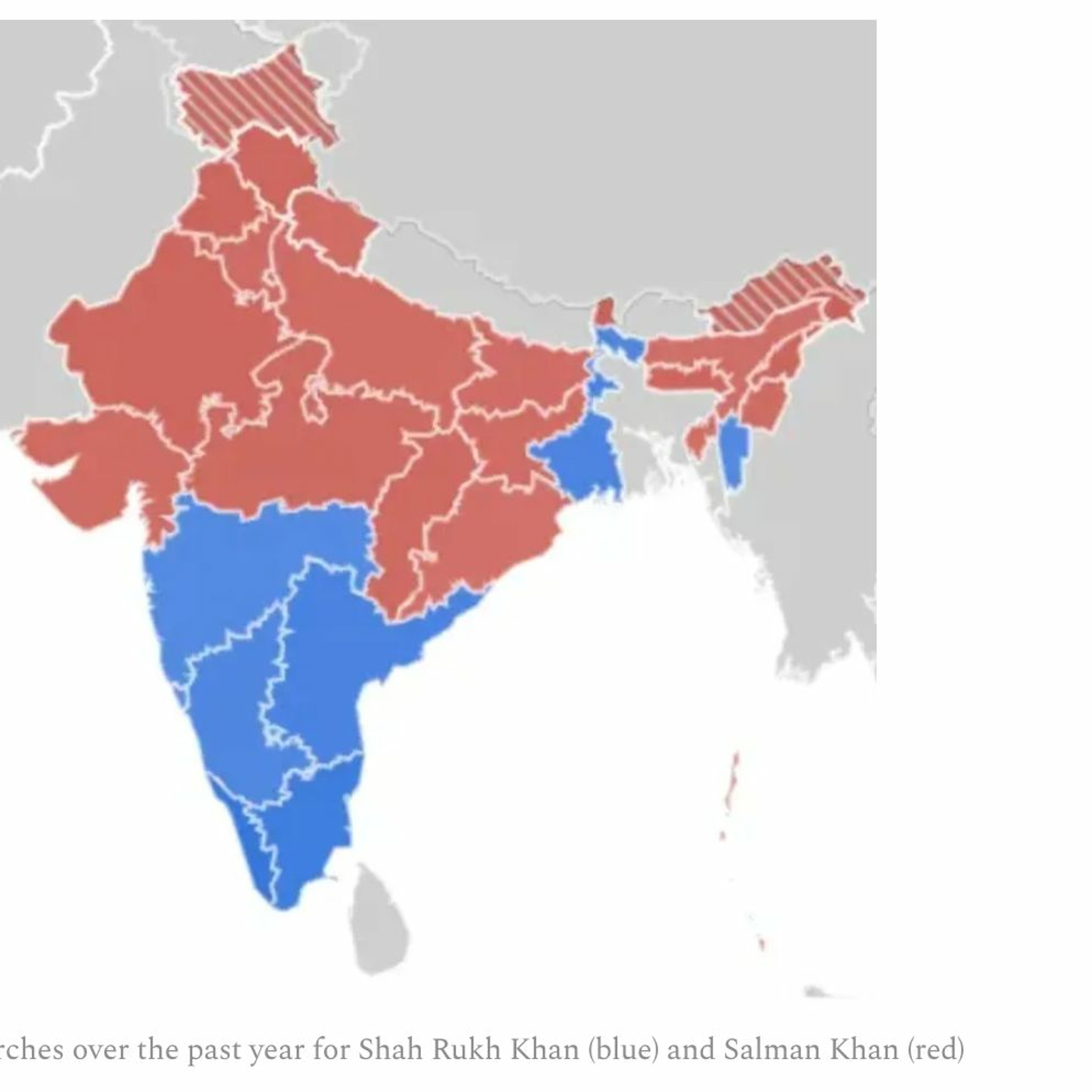 What can Google Trends tell us about secularisation and masculinity in the US, Mexico and India?