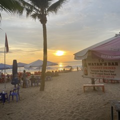 Tropical vodka sunrise