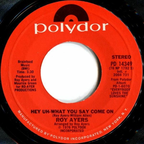 Roy Ayers - Hey You What You Say Come On (Delfonic Rework)