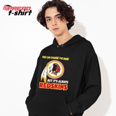 You can change the name but it’s always Washington Redskins shirt