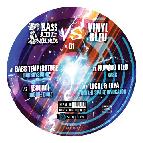 Bass Addict Records vs Vinylbleu 01 - B2 Luche & Faya - Outter Space Invocator