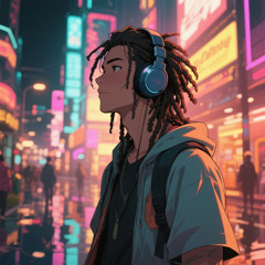 Midnight Lofi Background