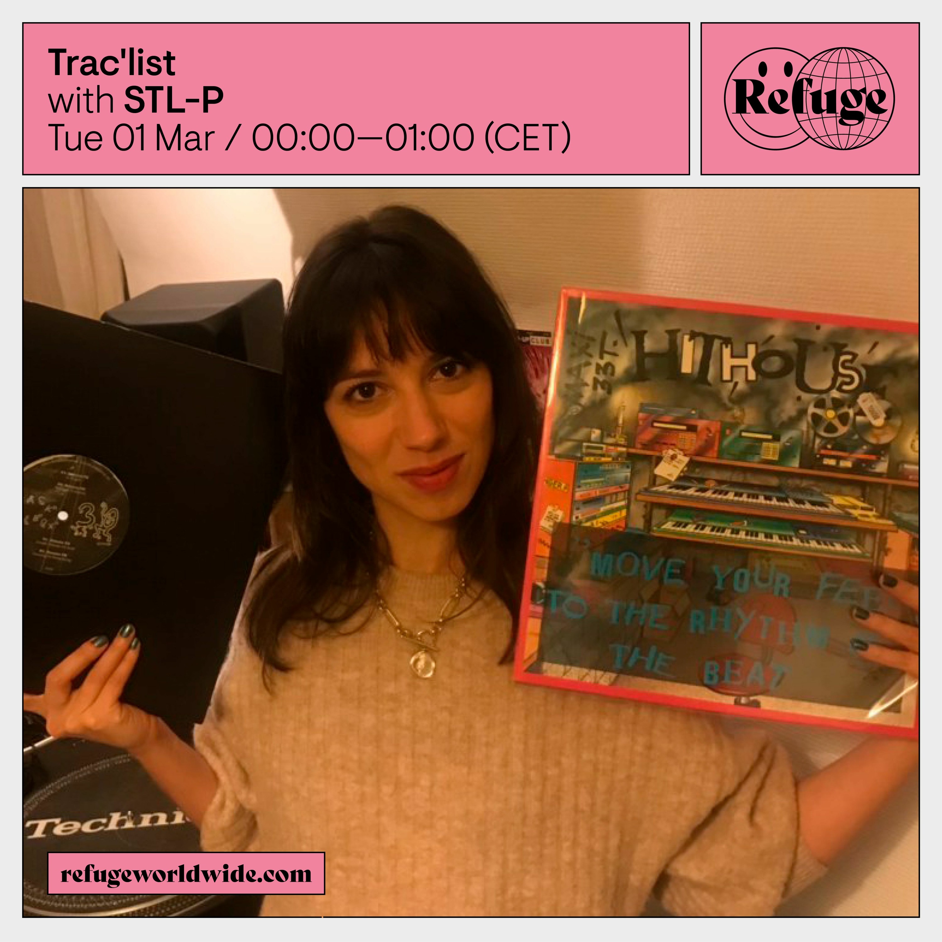STL-P - Trac'list x Refuge Worldwide episode artwork