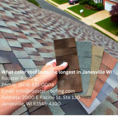 What color roof lasts the longest in Janesville WI