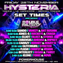 DJ FLASH  -  HYSTERIA ROOM 2 NOVEMBER 2025