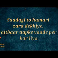 Saadgi Toh Humari (Nusrat Sahab) Ghazal Cover