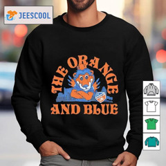 The Orange And Blue Cincinnati Fc Lion Shirt