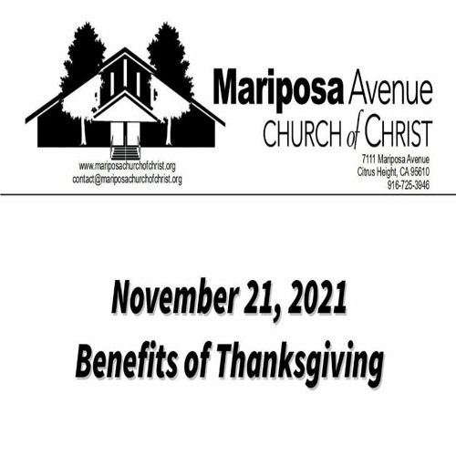 2021-11-21 - Benefits Of Thanksgiving - Nathan Franson