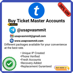 Buy Ticketmaster Accounts - 100% KYC Verified Accounts