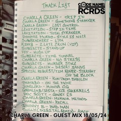 Charla Green guest mix: The Codename: RCRDS Show on Jungletrain 18/05/24