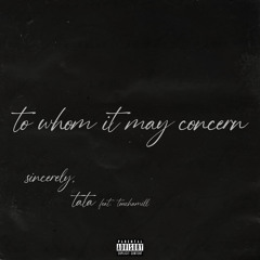 To Whom It May Concern