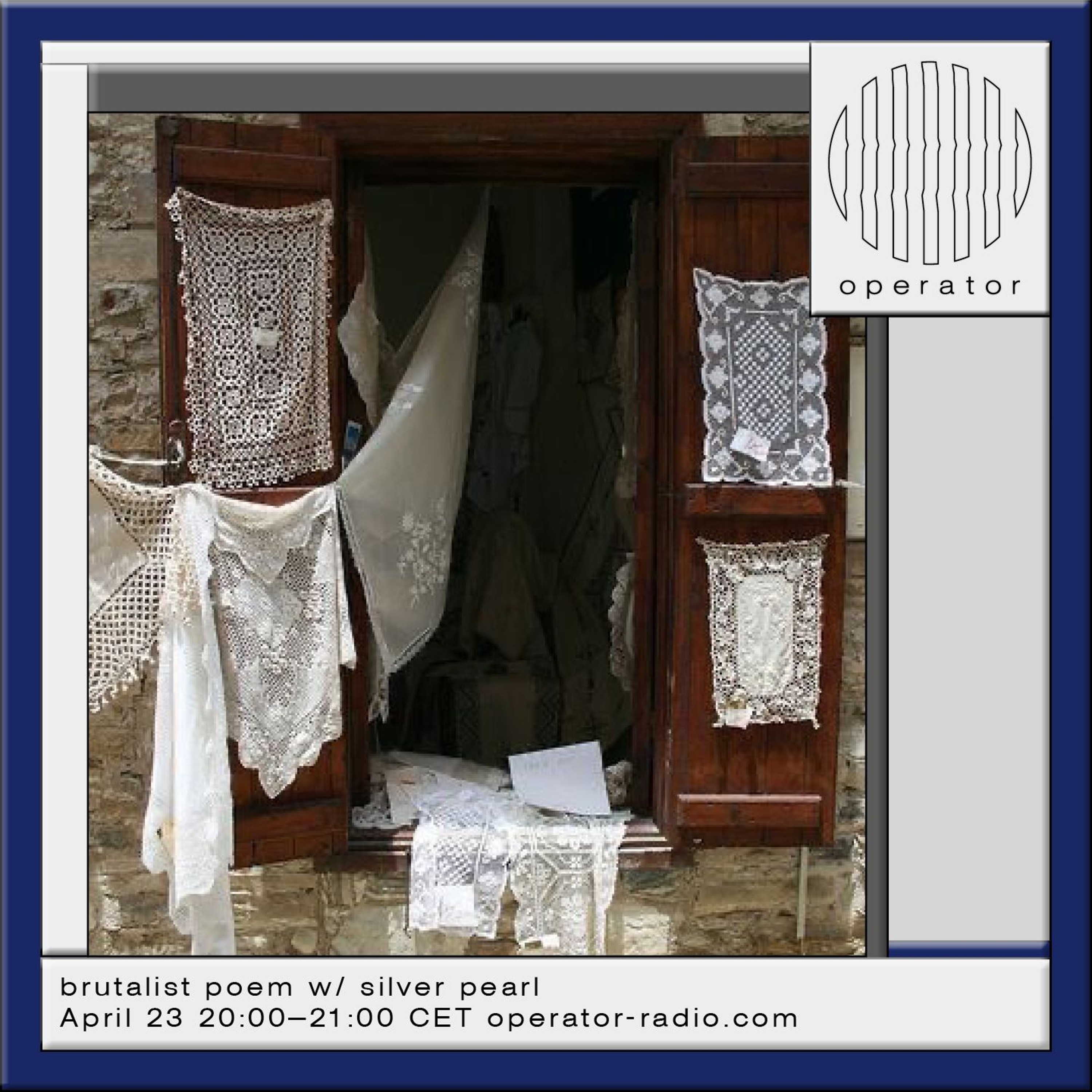brutalist poem w/ silver pearl - 23rd April 2026 episode artwork