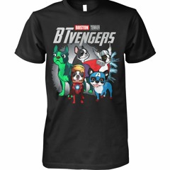 BTvengers Boston Terrier Avengers Marvel shirt