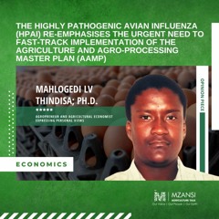 The Highly Pathogenic Avian Influenza (HPAI) Re - Emphasises The Urgent Need