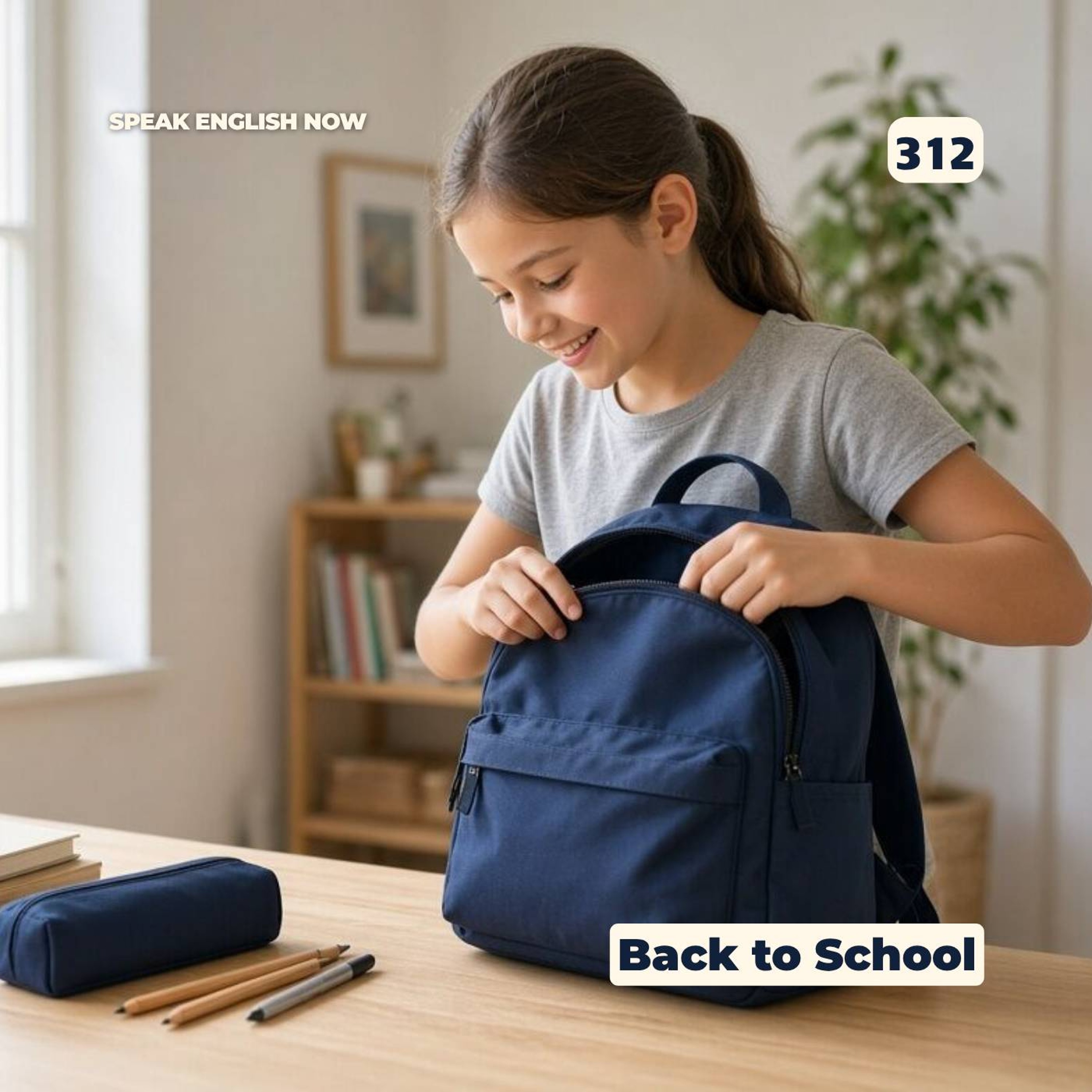 #312 Back to School episode artwork