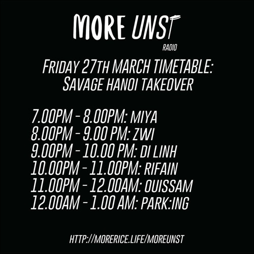 More Unst Radio x Savage ‎– Zwi