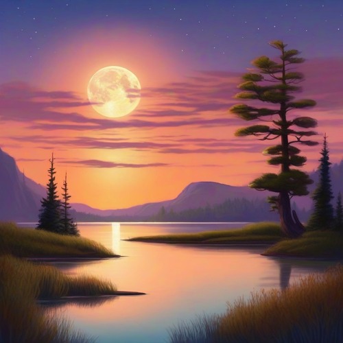 Moonlit Lake