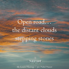 Open Road Stepping Stones (naviarhaiku466) - Adrian Lane