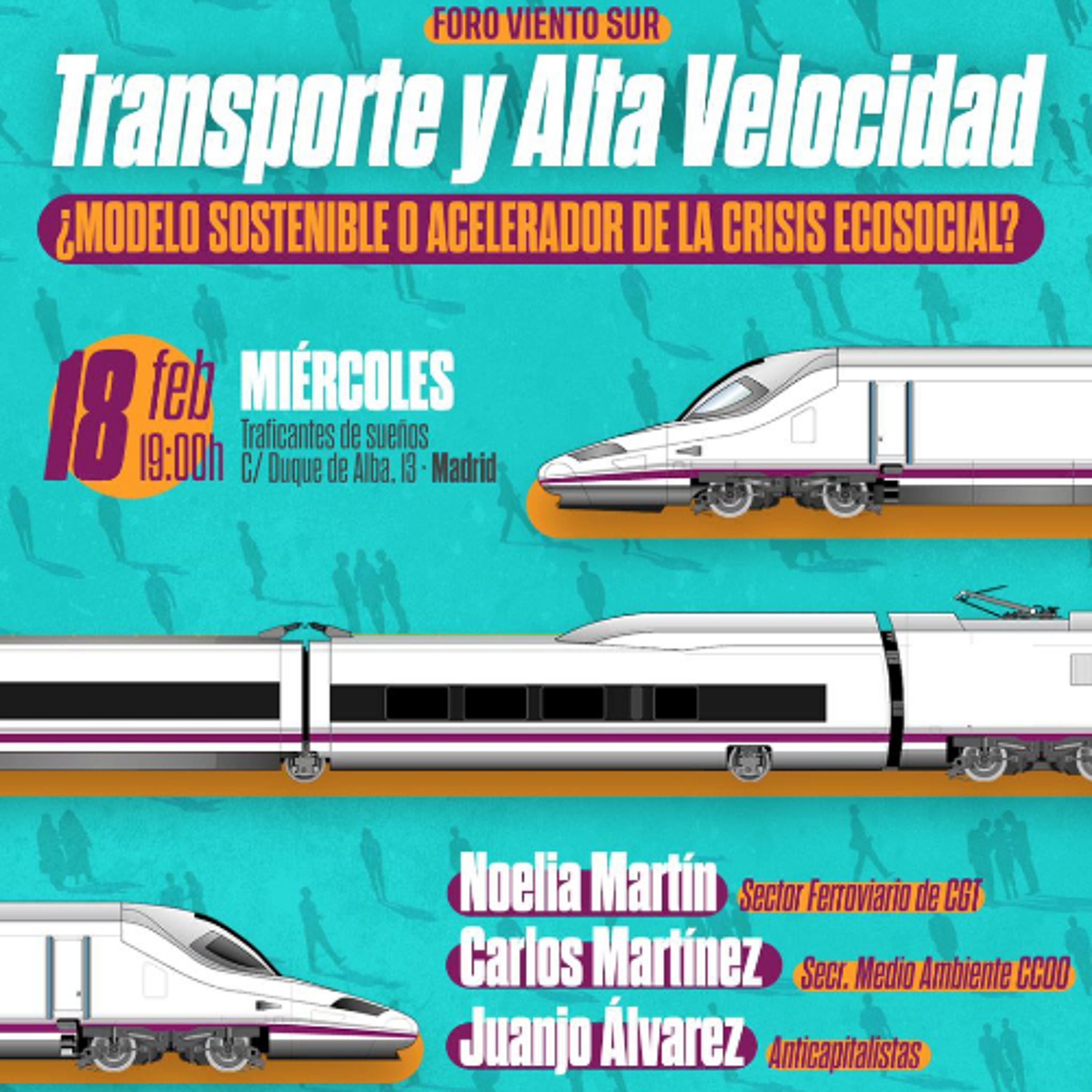 Foro Viento Sur: Transporte y Alta Velocidad. ¿Modelo sostenible o acelerador de la crisis ecosocial? episode artwork