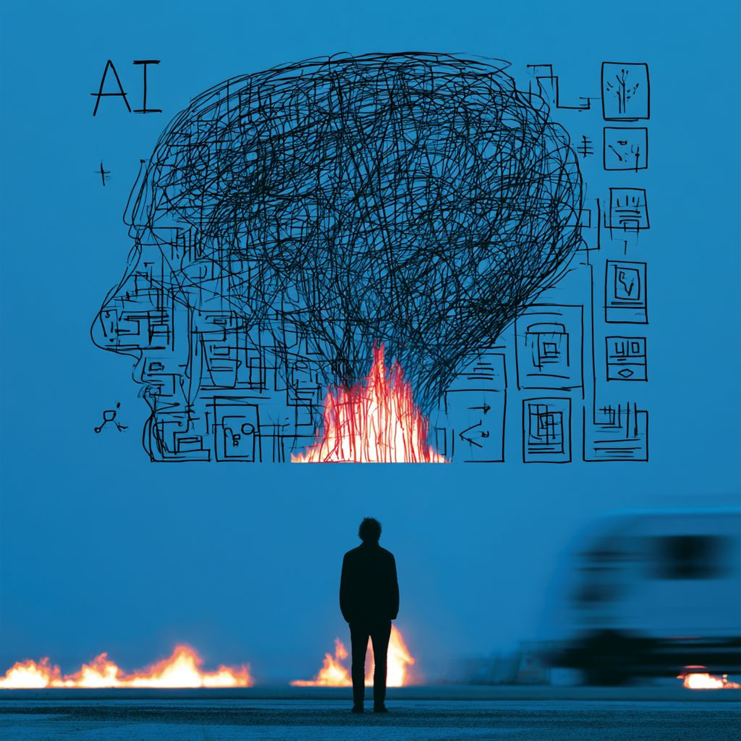 AI IS A FIRE episode artwork