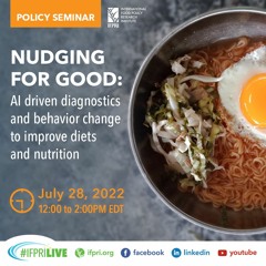 Nudging for Good: AI driven diagnostics and behavior change to improve diets and nutrition
