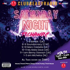Saturday Night TechAway #017 on ClubReadyRadio - House Mix 10 dec 2023