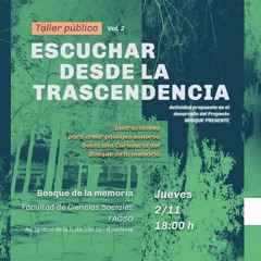 Podcast 2 ESCUCHAR DESDE LA TRASCENDENCIA "Mediata Letanía"