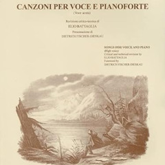 [View] EBOOK 💘 Vincenzo Bellini - Canzoni Per Voce: Songs for High Voice and Piano b