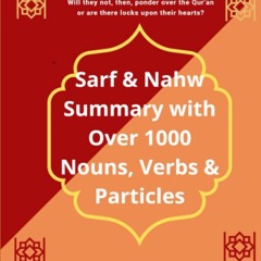 ❤ PDF Read Online ❤ A Brief Summary of Qur'anic Grammar: Sarf and Nahw