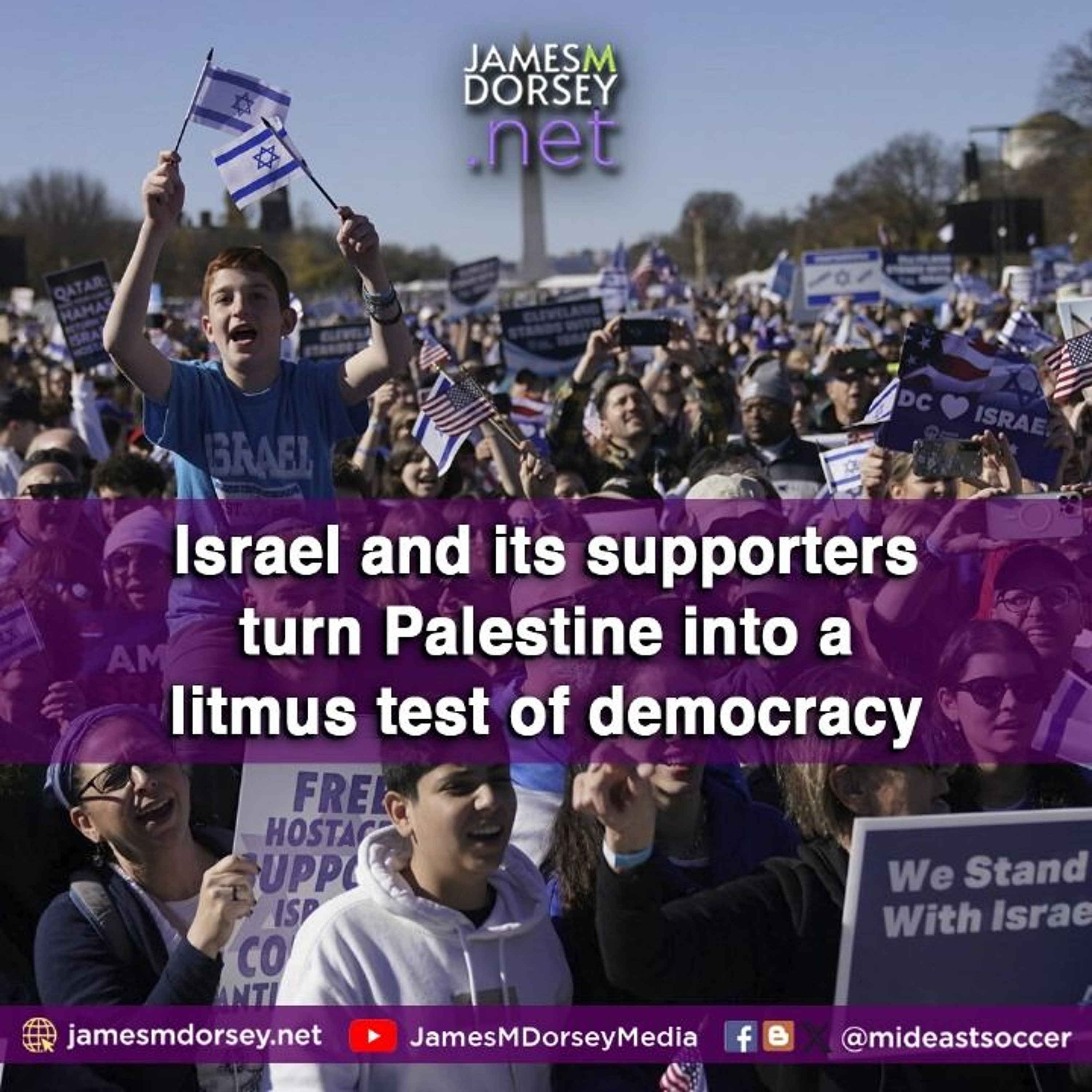 Israel And Its Supporters Turn Palestine Into A Litmus Test Of Democracy. episode artwork