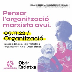 Pensar l'organització marxista avui. Sessió 1: Organització