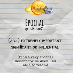 Ephochal snippet… coming uhhh.. soon I think