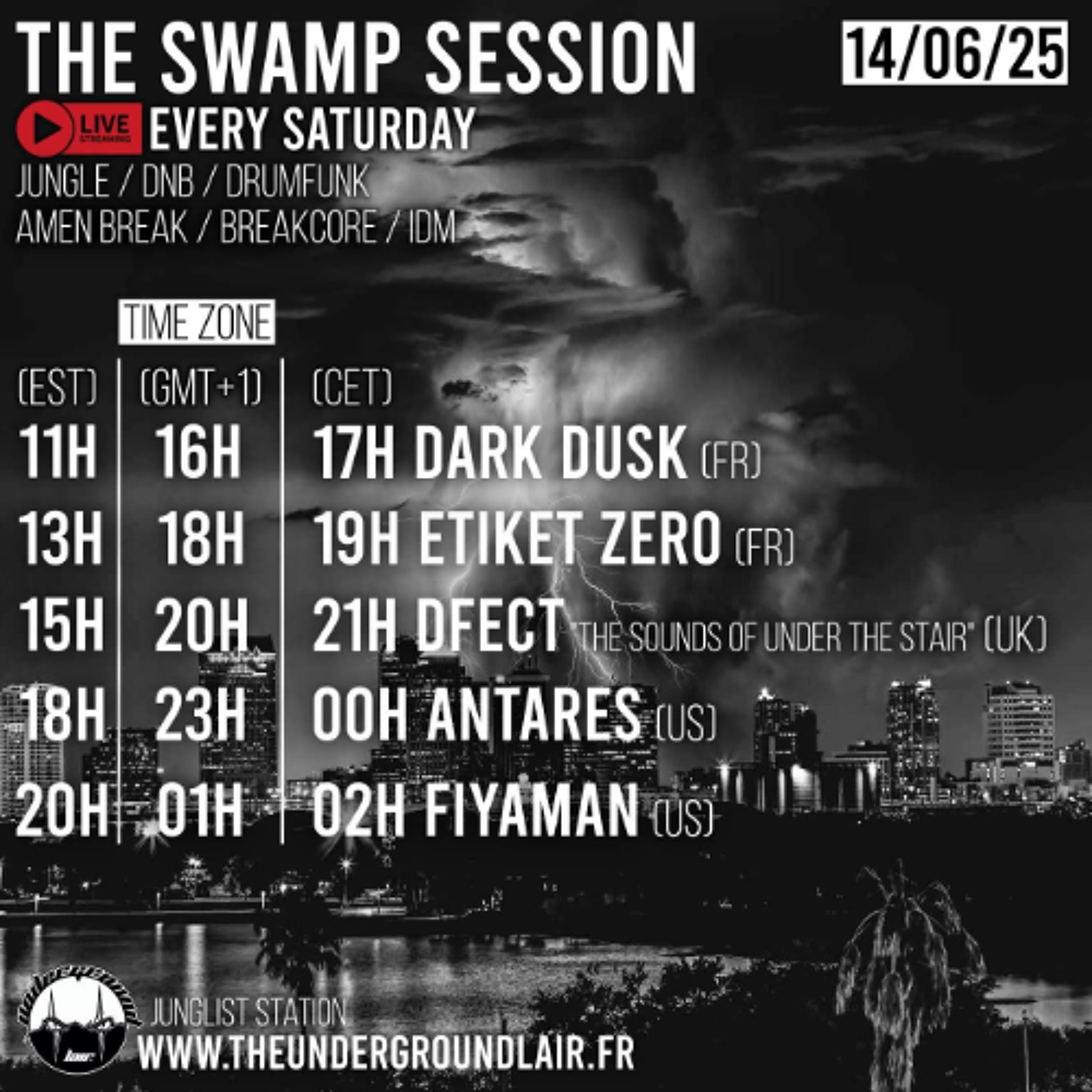 Antares LIVE on The Underground Lair - The Swamp Session - 14.6.25 episode artwork