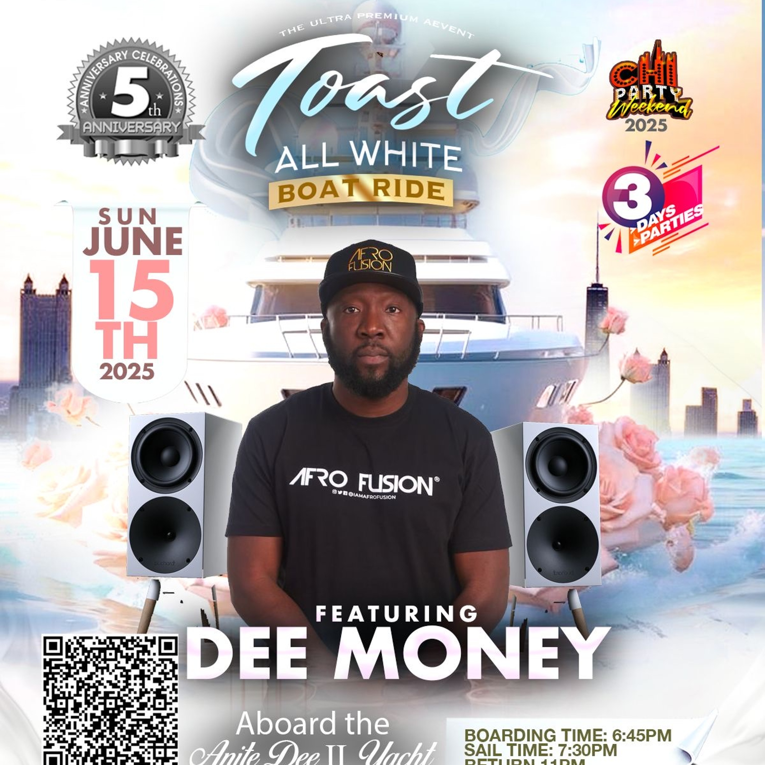 TOAST ALL WHITE BOAT CRUISE LIVE DJ SET 1