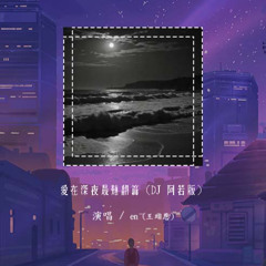 en (王翊恩) - 爱在深夜里最难翻篇 (DJ 阿若版) 「爱在深夜里最难翻篇，连雨天也在陪我失眠」【動態歌詞/pīn yīn gē cí】爱在深夜里最难翻篇