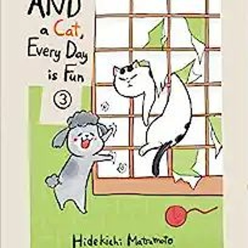 Read Book With a Dog AND a Cat, Every Day is Fun 3 Full Pages (eBook, PDF, Audio-book)