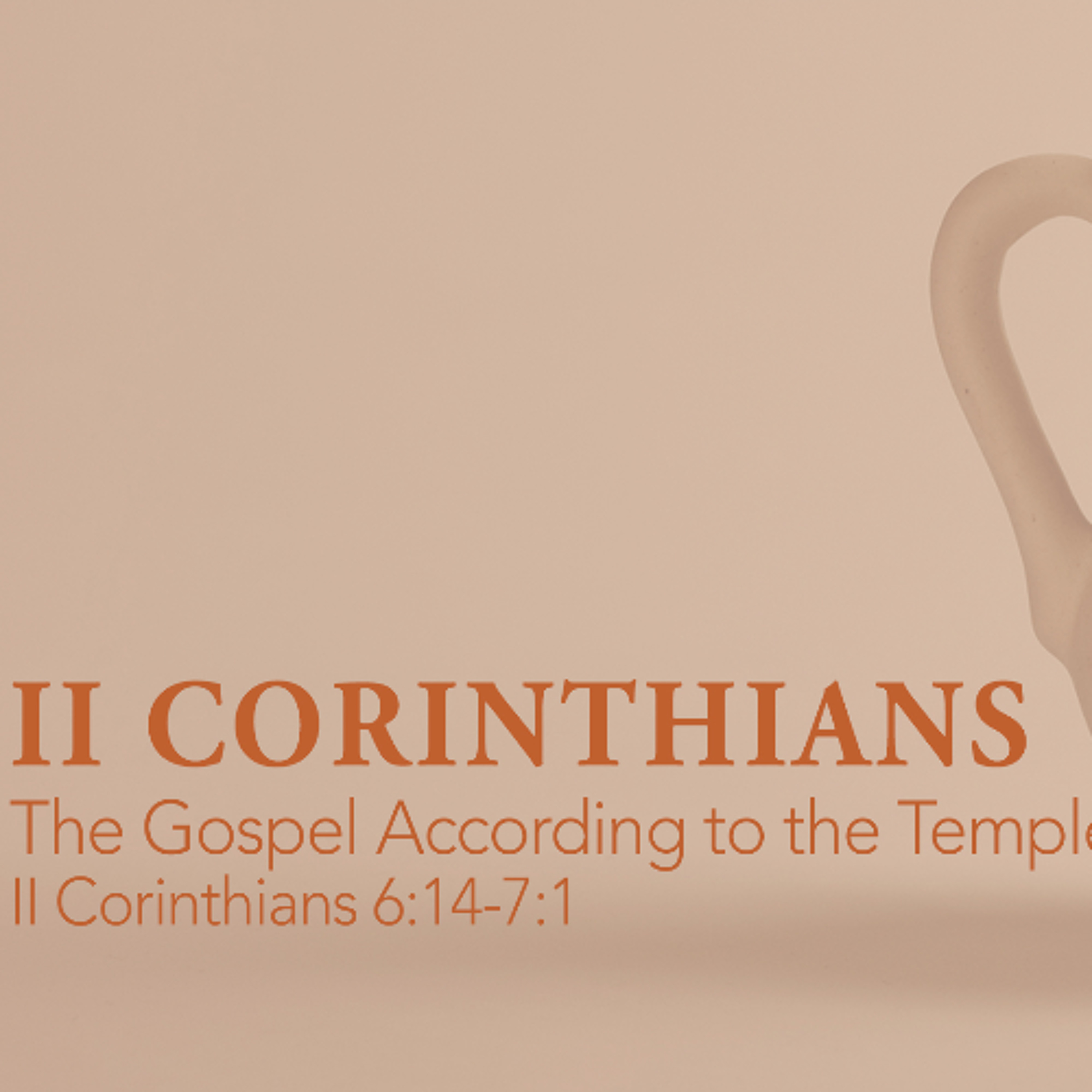 The Gospel According to the Temple