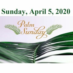 Palm Sunday Year A 2020 April 5th